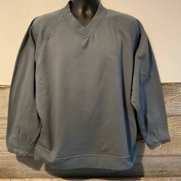 The North Face ultra-wick blue/gray sweatshirt size Large - Picture 1 of 4